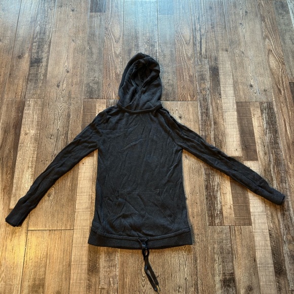 Lululemon Sweet Savasana Pullover Heathered Black Size 4 - Picture 3 of 5